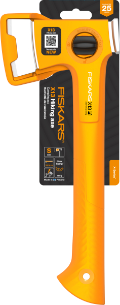 Fiskars 1069101 X-serie X13 Campingbijl - 330mm - Detailed view of the product