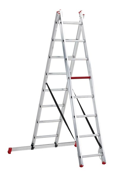 Altrex All Round AR 2040 Reformladder - Aluminium - 2 X 8 Sporten - 4,55m