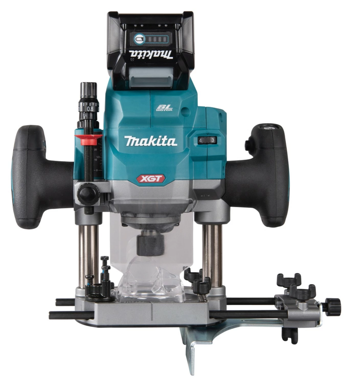Makita RP001GZ02 XGT 40V Max Bovenfrees Body In Mbox - 1900W - 12mm thumbnail 3