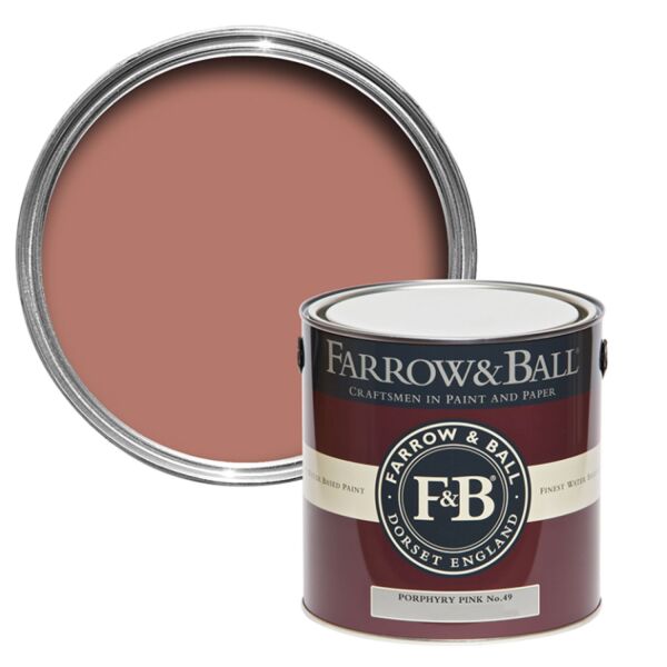 Farrow&Ball Flat Eggshell Porphyry Pink No.49 - 750ml afbeelding