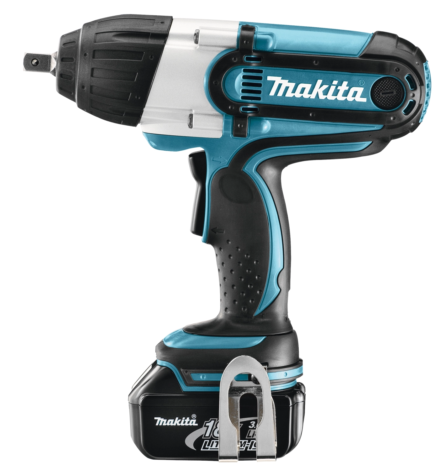 Makita BTW450RFX 18V Li-Ion Accu Slagmoersleutel Set (2x 3.0Ah Accu) In Mbox - 440Nm - 1/2" thumbnail 4