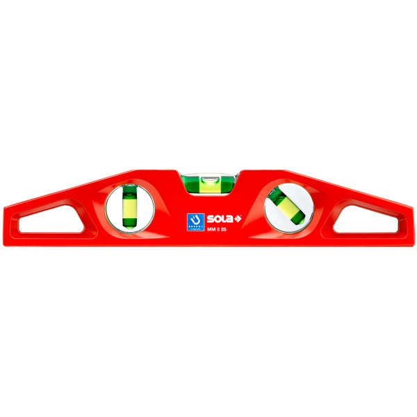 Sola MM 5 25 Gegoten Aluminium Waterpas - 250mm - Detailed view of the product