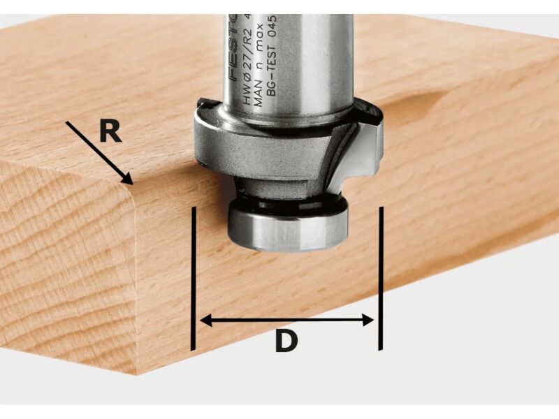 Festool 490093 / Accessoires HW R3-OFK 500 Afrondfrees - 27 X 3mm - Detailed view of the product