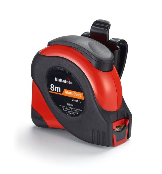 Hultafors BT 8M Rolbandmaat Staal - 8m X 25mm - Detailed view of the product