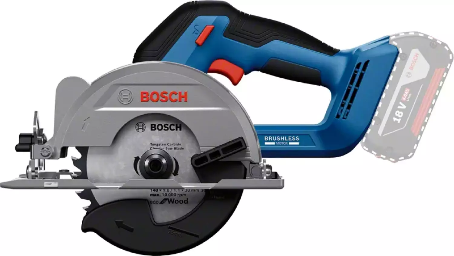Bosch GKS 18V-51 18V Accu Cirkelzaag Body - 140mm