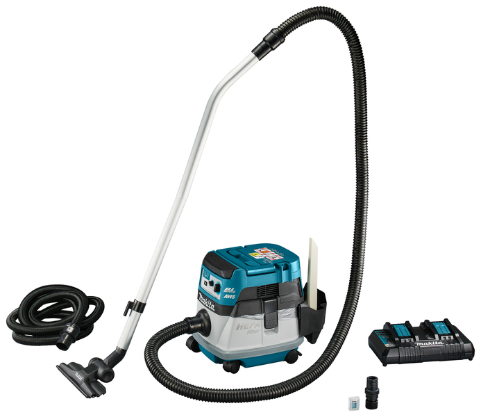 Makita DVC867LTX4 LXT 2x18V Li-ion Accu Stofzuiger Set (2x 5,0 Ah)