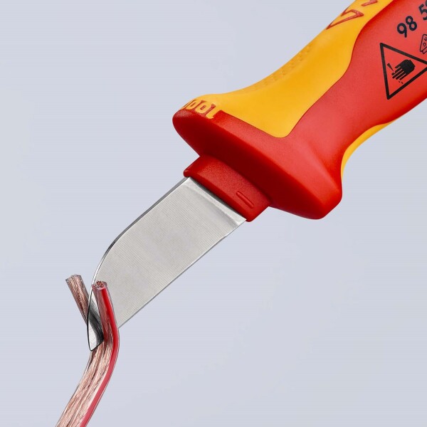 Knipex 98 52 Kabelmes VDE - 190mm - Detailed view of the product
