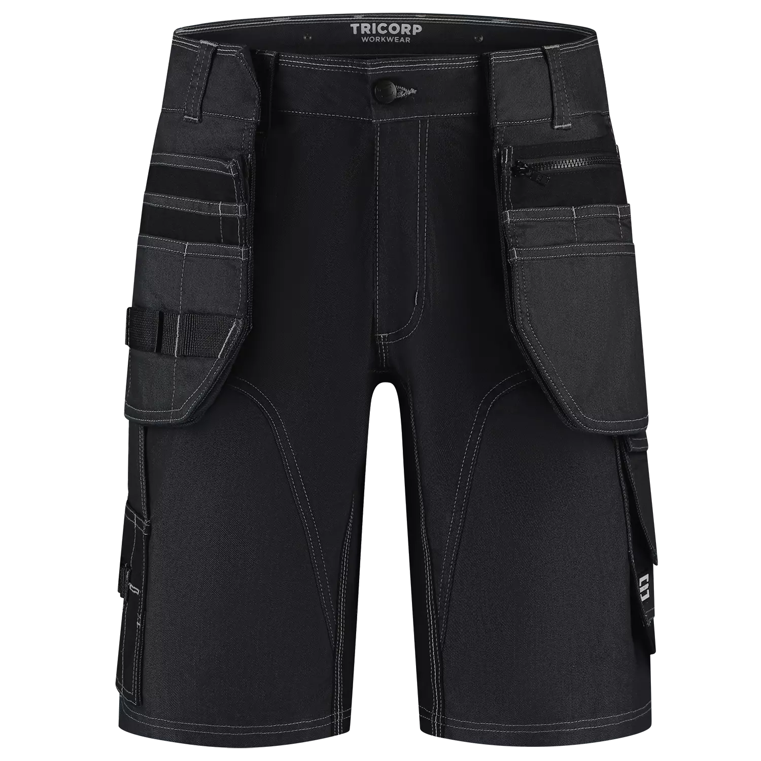 Tricorp 506123 Jeans Werkbroek Functional Stretch - Kort - Black - 54