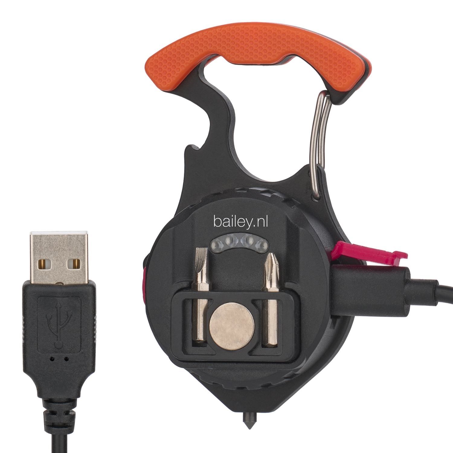 Bailey RoBust LED Keyring 5W 500lm Wit + Rood IP44 5V thumbnail 2