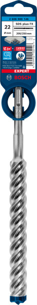 Bosch 2608900146 EXPERT Hamerboor SDS Plus-7X - 22x200x250mm - Detailed view of the product