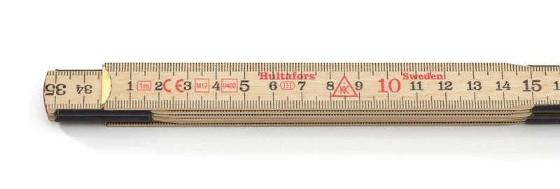 Hultafors 1959-01-06 Duimstok - Hout - 1m - Detailed view of the product