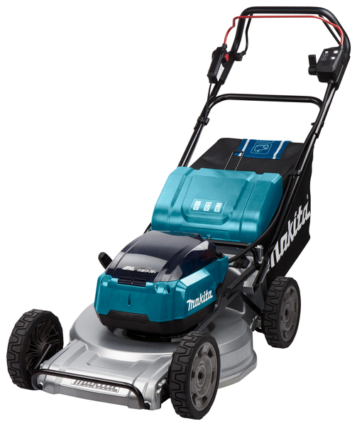 Makita DLM533PT4 36V (2x 18V) Li-Ion Accu Grasmaaier Set (4x 5.0Ah Accu) - 53cm - Zelfrijdend - Koolborstelloos - Detailed view of the product