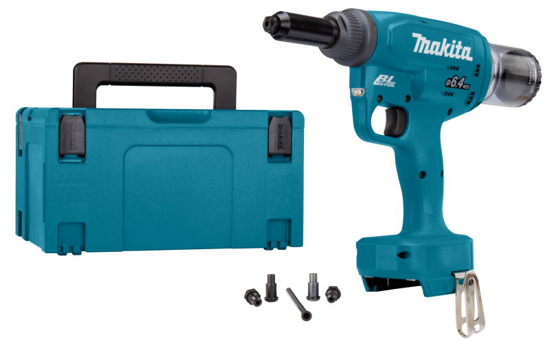 Makita DRV250ZJ 18V Li-ion Accu Blindklinknageltang Body In Mbox - 4,8-6,4mm - Koolborstelloos