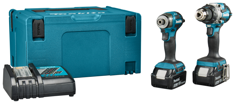 Makita DLX2527TJ 18V Li-ion Accu Boor-/schroefmachine (DDF489)&Slagschroevendraaier(DTD173) Combiset (2x 5.0Ah Accu) In Mbox - Detailed view of the product