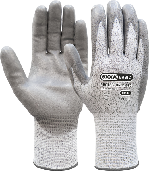 Oxxa 14-082 Protector Cut B Werkhandschoenen - Grijs - 8/M