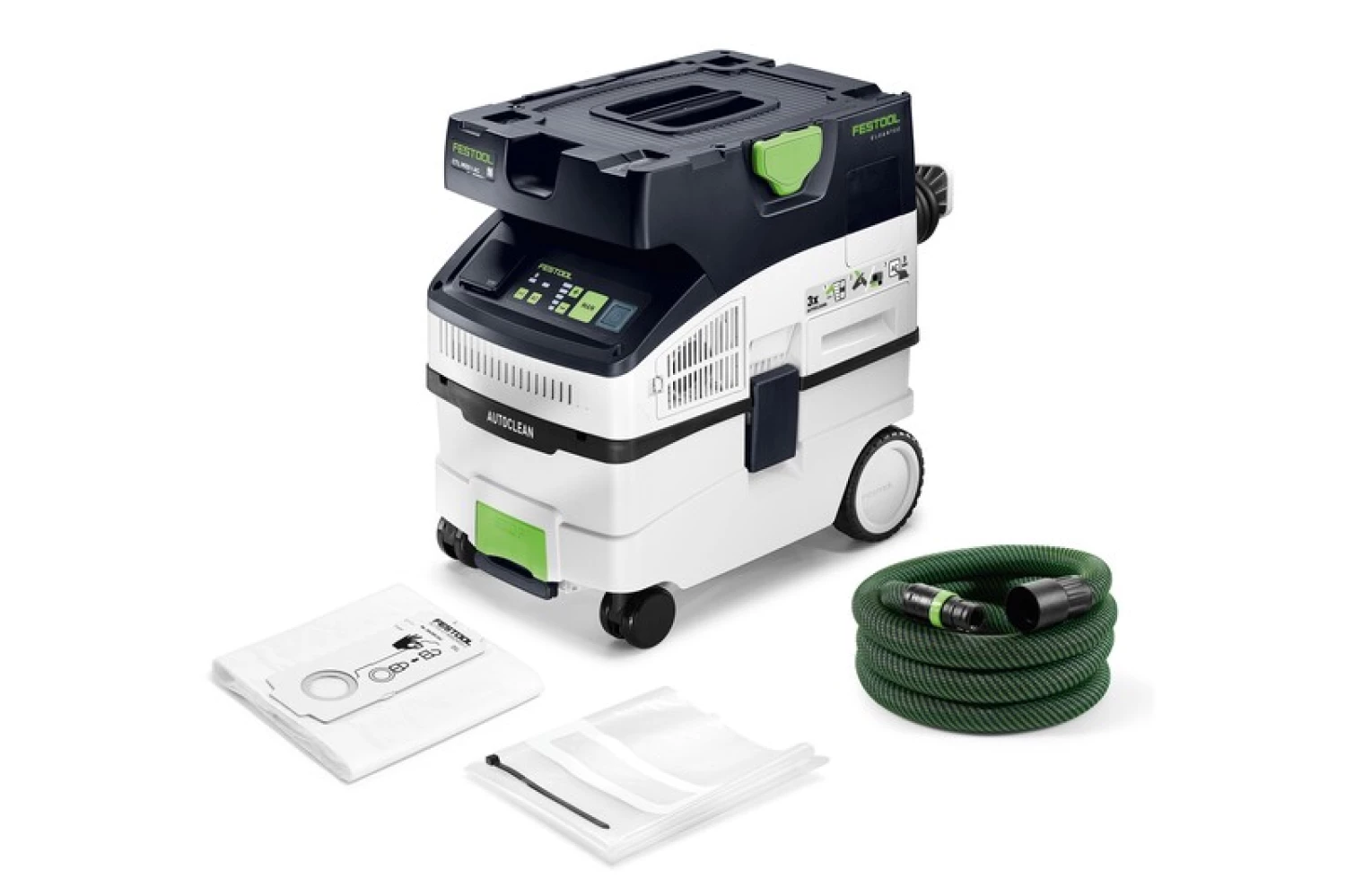 Festool CTL MIDI I AC Stofzuiger Autoclean - 1200W - Klasse L - 15L