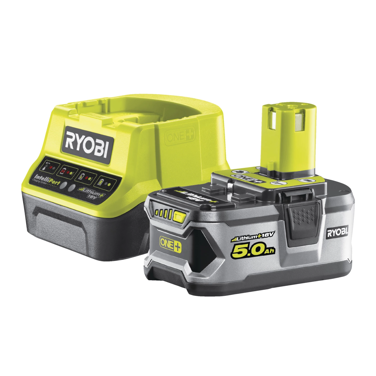 Ryobi RC18120-150 18V Li-Ion Accu Starterset (1x 5.0Ah) + Lader - 5133003366