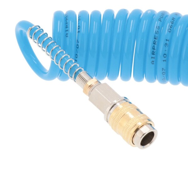 Airpress 4304234 Spiraalslang - PU - Euro - 10 Bar - 5 X 8mm - 5m - Detailed view of the product