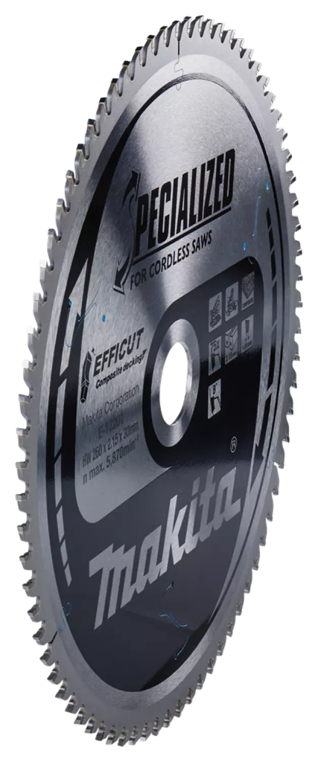 Makita E-12201 Efficut Cirkelzaagblad WPC - 260x30x2,15mm 75T thumbnail 2
