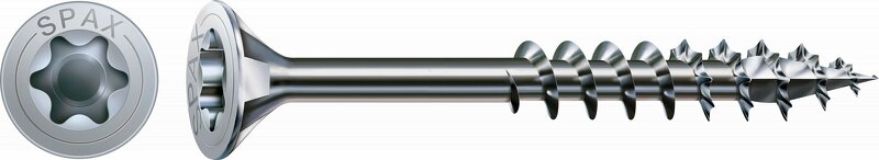 SPAX 191010000000 Universele Schroef - T-STAR Plus T20 - 4.0 X 40mm - Verzonken Kop - Deeldraad - WIROX (200st)