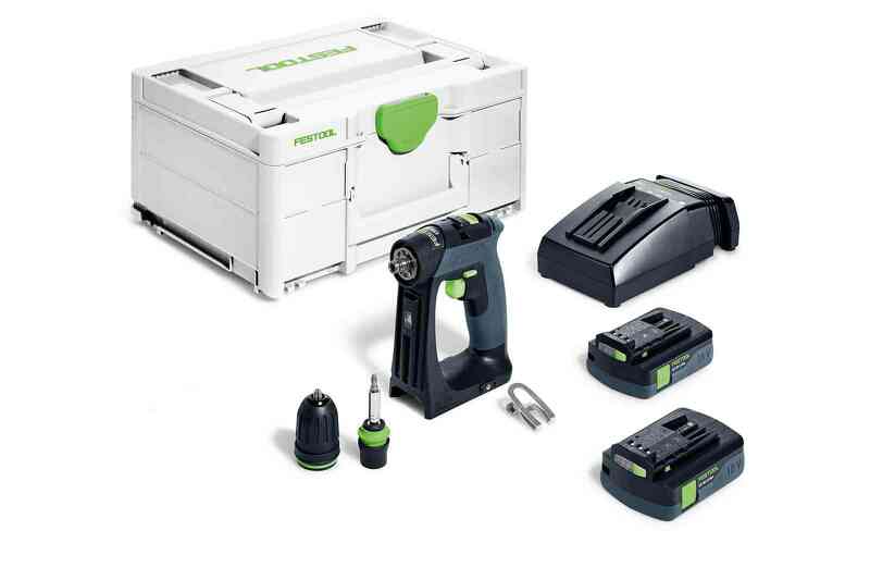 Festool CXS 18 C 3,0-Set 18V Li-Ion Accu Schroefboormachine (2x 3,0Ah) In Systainer - 40Nm