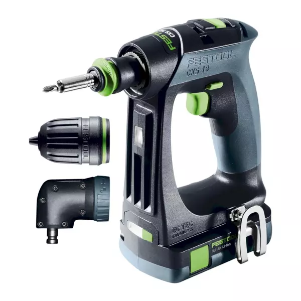Festool CXS 18 C 3,0-Set 18V Li-Ion Accu Schroefboormachine (2x 3,0Ah) In Systainer - 40Nm - Detailed view of the product
