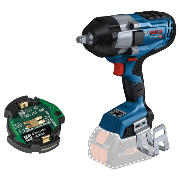 Bosch GDS 18V-1000 C 18V Li-Ion Accu BiTurbo Slagmoeraanzetter Set (2x 8.0Ah Accu) In L-Boxx - 1000Nm - Koolborstelloos - Detailed view of the product