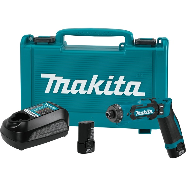 Makita DF012DSE 7,2V Li-Ion Accu Boor-schroefmachine Set (2x 1,5Ah Accu) In Koffer