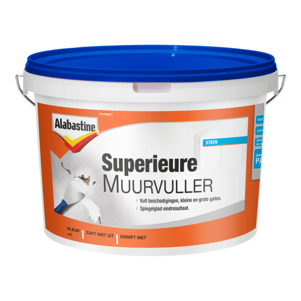 Alabastine Superieure Muurvuller - Wit - 2,5L