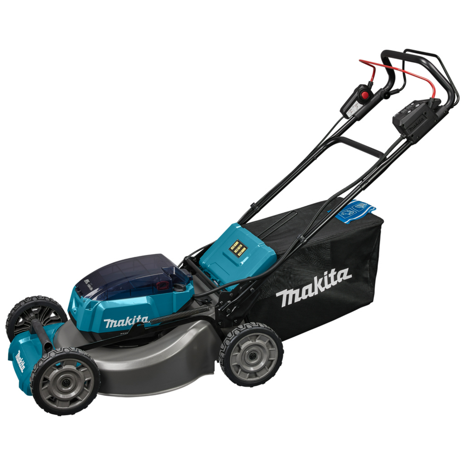 Makita DLM536PT4 (2X18V) Li-Ion Accu Grasmaaier set (4x 5.0Ah) - 53cm - 70L - 1800 m²