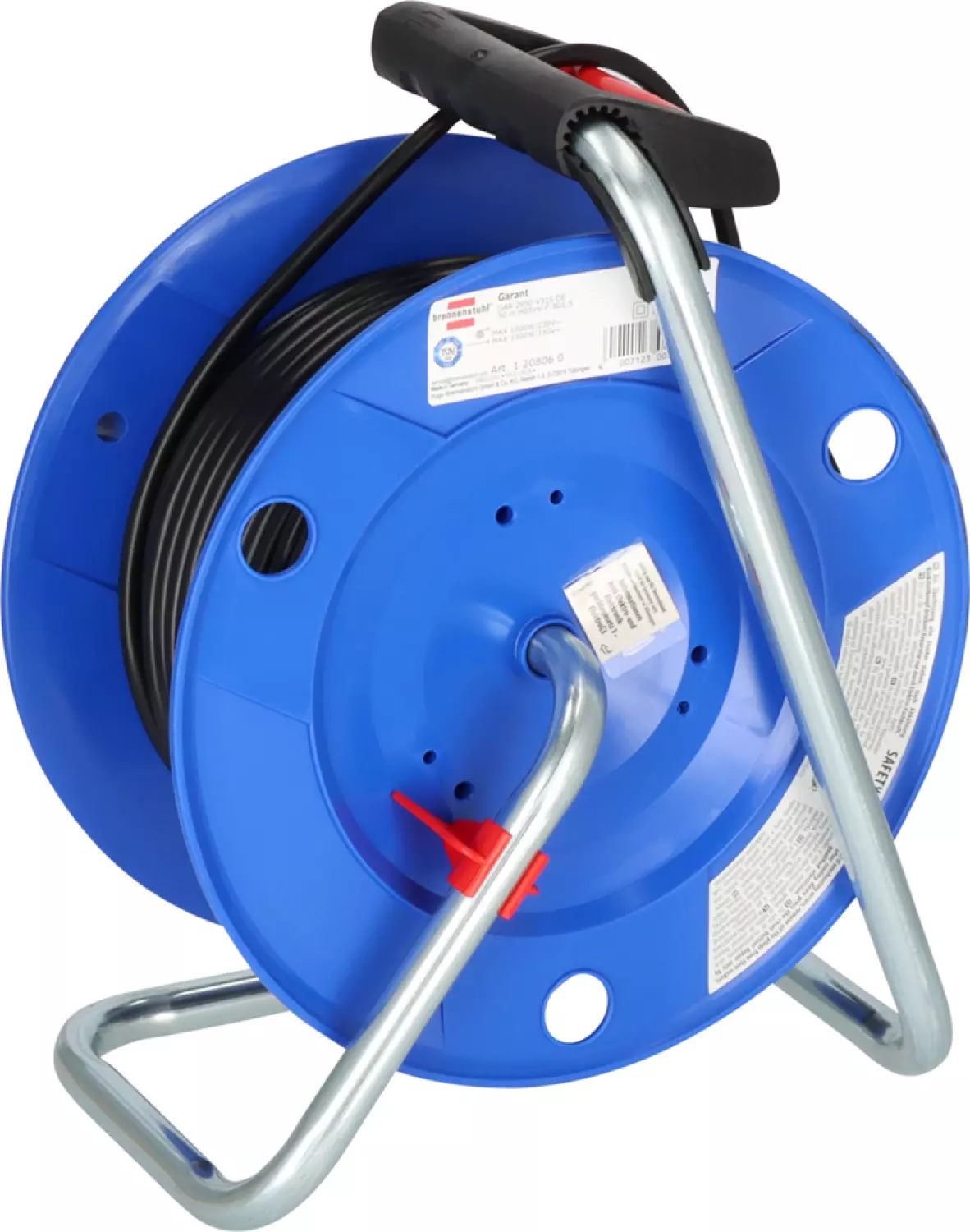 Brennenstuhl 1208060 Garant Kabelhaspel - H05VV-F 3G1,5 - 50m thumbnail 2