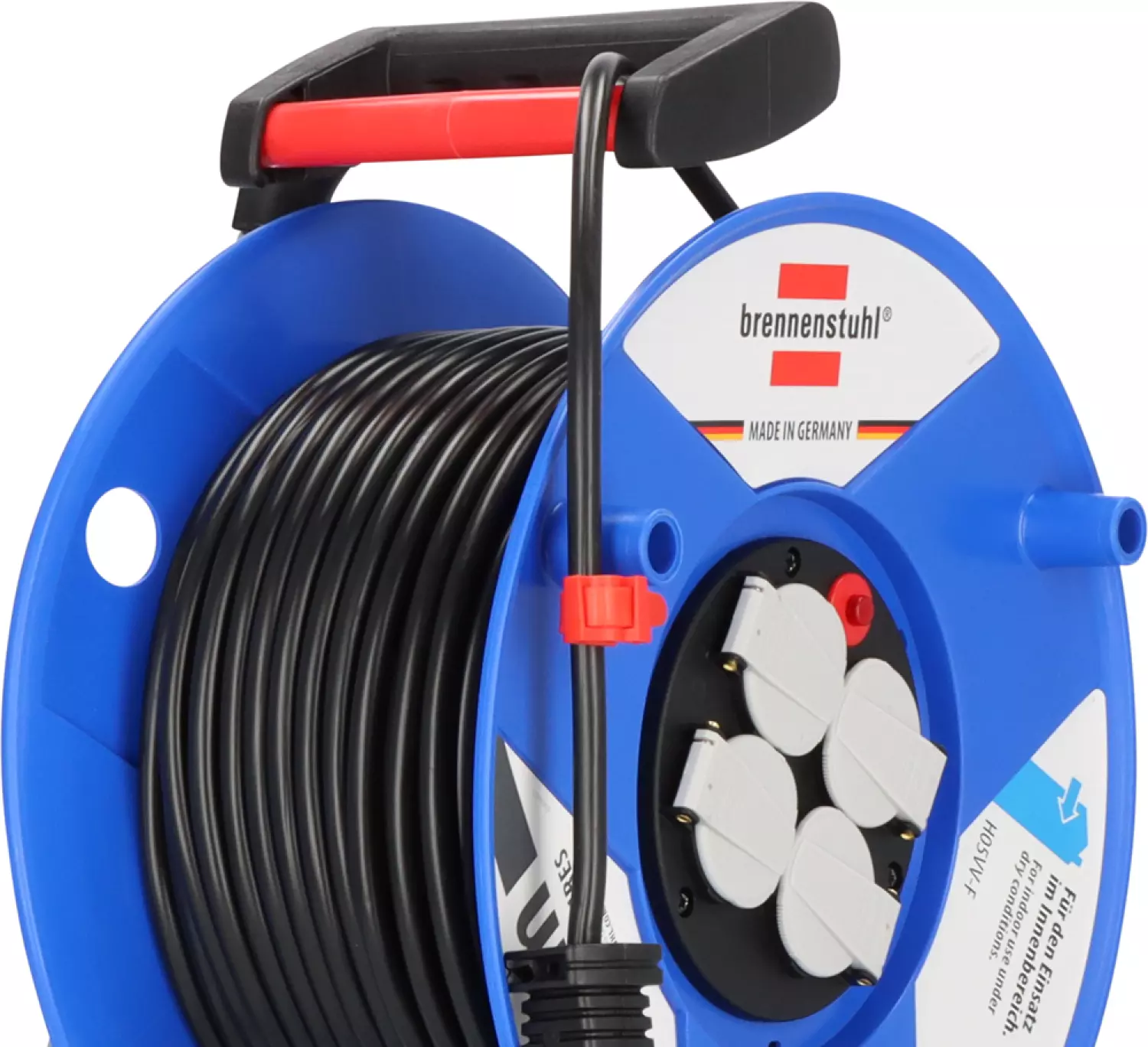 Brennenstuhl 1208060 Garant Kabelhaspel - H05VV-F 3G1,5 - 50m thumbnail 4