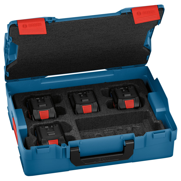 Bosch 1600A02A2U 4-delige Accu Set In L-BOXX - 4x 18V 5.5Ah Accu's - Detailed view of the product