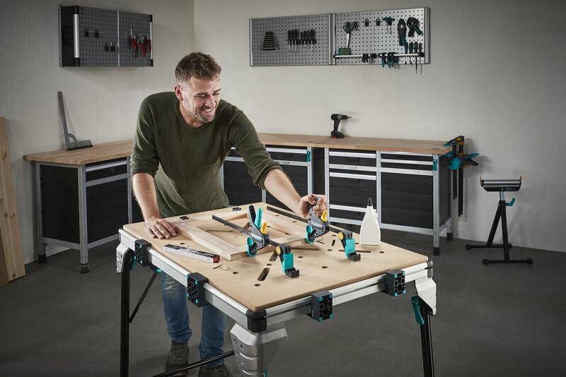 Wolfcraft Master Work 1600 Mobiele Werkbank - Detailed view of the product
