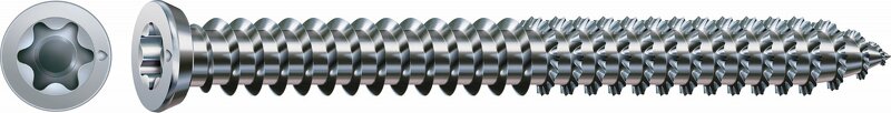 SPAX-Ra 1021010751005 Kozijnschroef - T-STAR Plus T30 - 7.5 X 100mm - Platverzonken Kop - Voldraad - WIROX (100st)