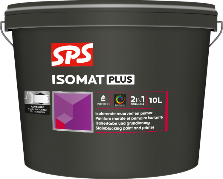 Sps Isomat Plus Isolerende Muurverf 4 Liter