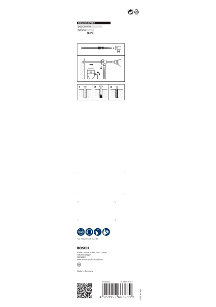 Bosch 2608901796 EXPERT Hamerboor SDS Clean SDS Max-8X - 25x400x650mm - Detailed view of the product