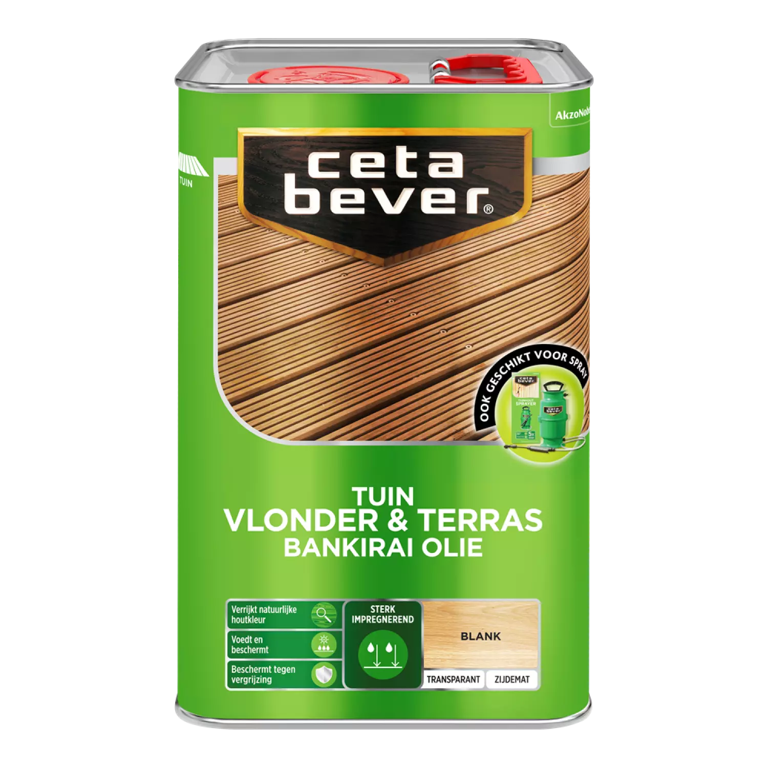 Cetabever Vlonder&Terras Bankirai Olie - Blank - 4L