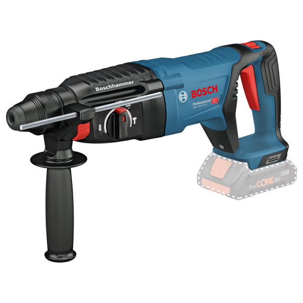 Bosch GBH 18 V-26 D 18V Li-ion Accu Boorhamer Body In Koffer - SDS Plus EAN: 3165140953948