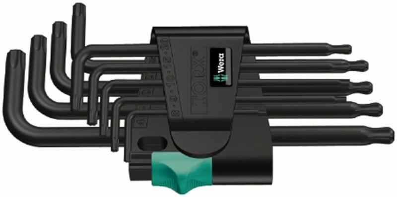 Wera 05024242001 9-delige 967/9 TX 1 BlackLaser Inbussleutelset - Torx - TX8-40 - Default image for the product