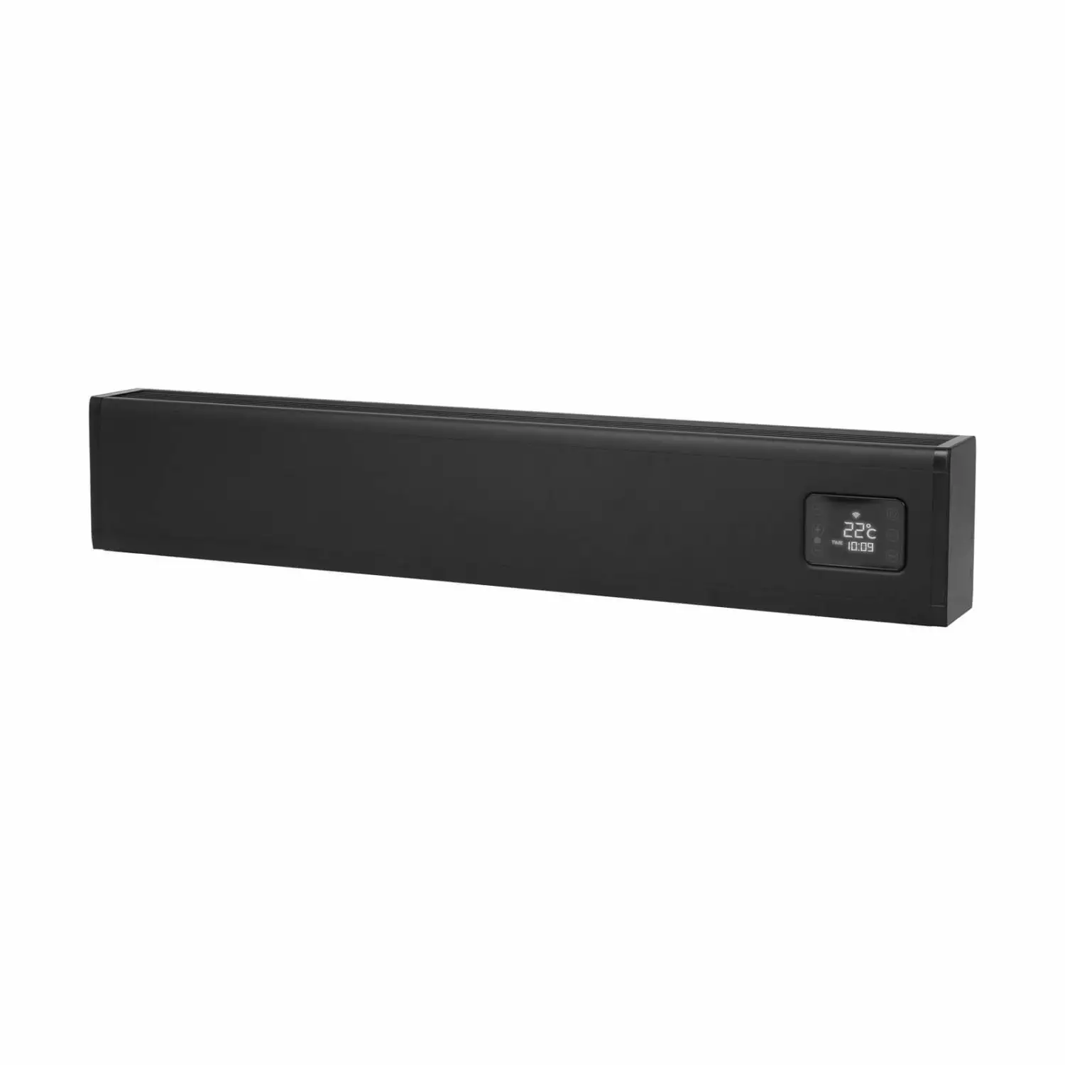 EUROM Alutherm Baseboard 1500 Wi-Fi Black Convectorkachel - 1500W - 60m3 thumbnail 2