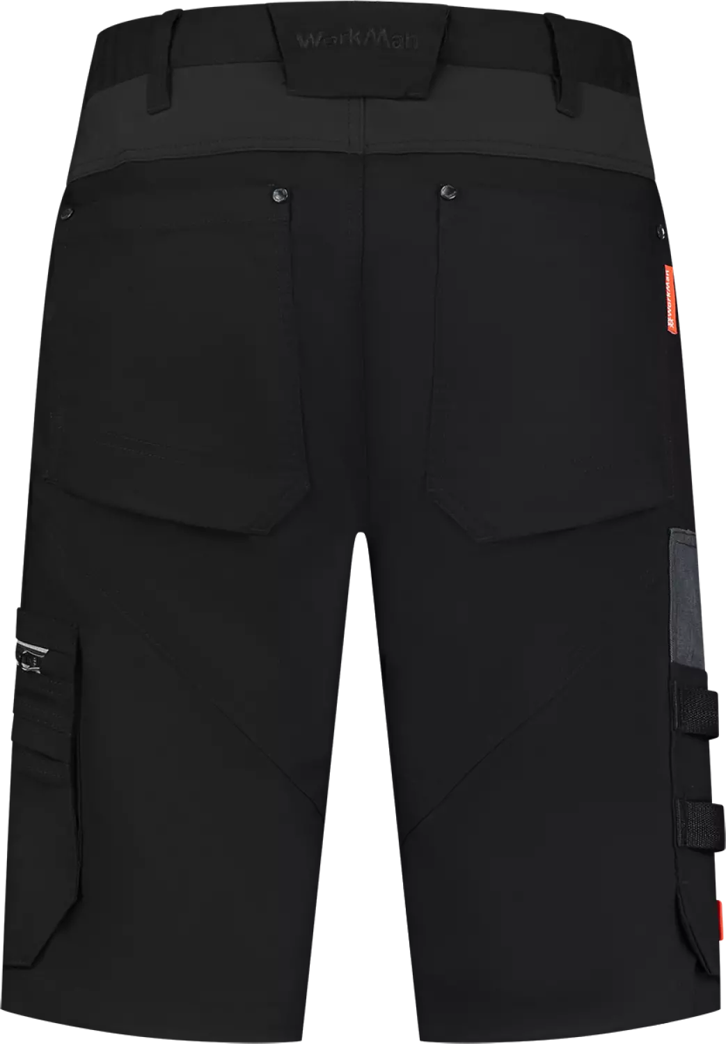 Workman 9063 STRETCH Bermuda Werkbroek P2S - Zwart - Maat 48 (33/32) thumbnail 2
