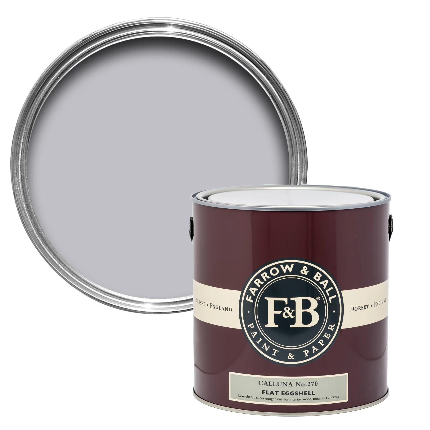 Farrow&Ball Flat Eggshell Calluna No.270 - 2,5L