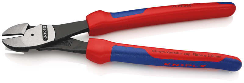 Knipex 7402250 Kracht Zijsnijtang - 250mm - Detailed view of the product