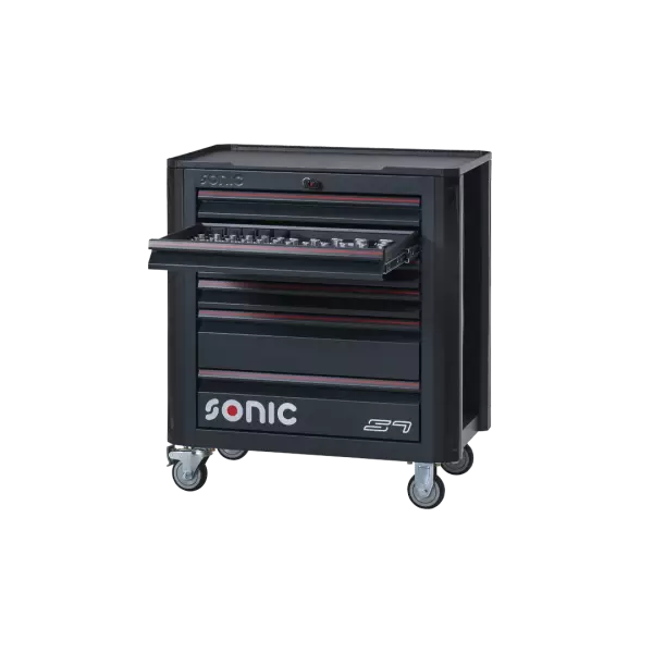 Sonic 714075 NEXT S7 Gevulde Gereedschapswagen - 140 Delig - Detailed view of the product