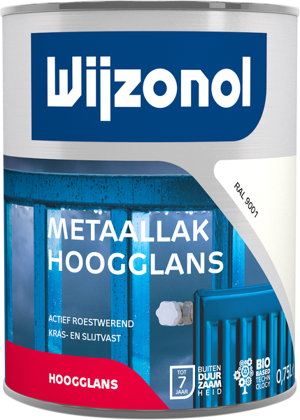 Wijzonol Metaallak Hoogglans RAL 9001