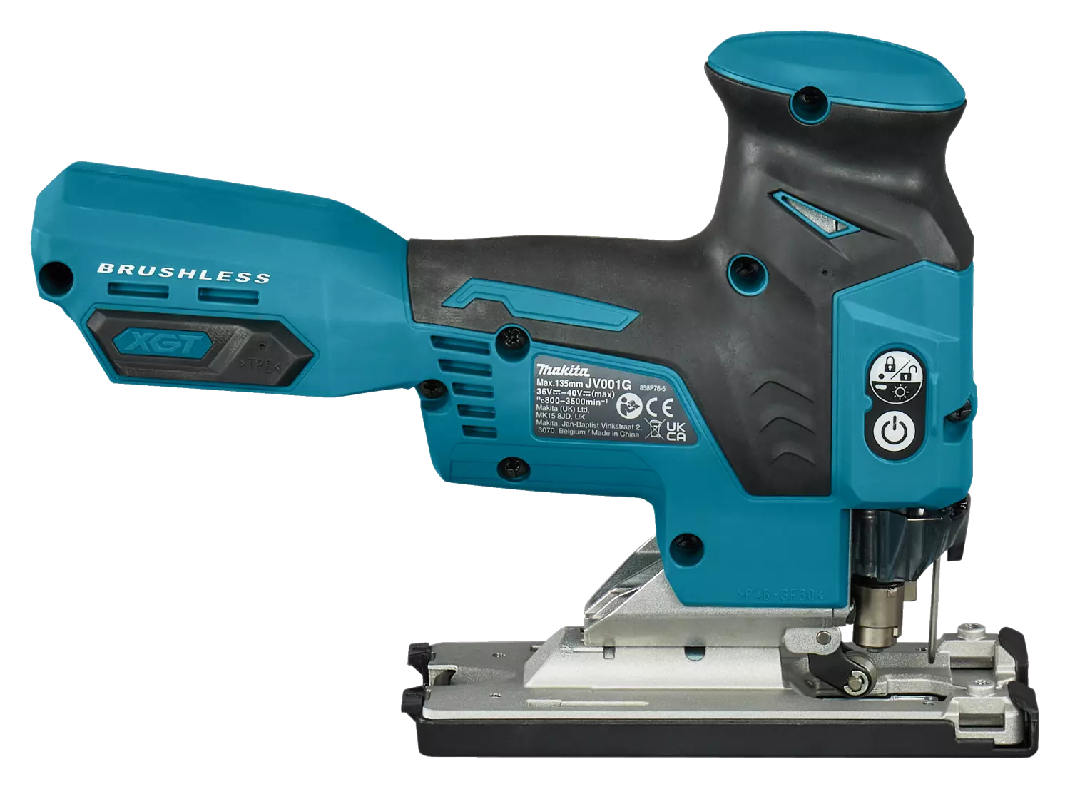 Makita JV001GZ XGT 40V Max Li-ion Accu Decoupeerzaag Body - Ergonomische Greep thumbnail 4