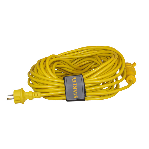 Stanley STA275134 Verlengsnoer - Schuko H05VVF - 3x1.5mm² (Type C) - 10m - Default image for the product