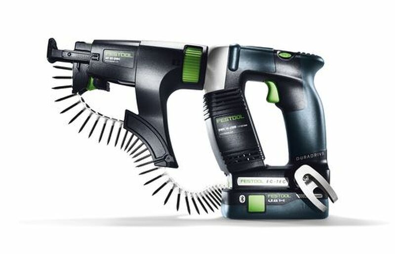 Festool DURADRIVE DWC 18-4500 HPC4,0 I-Plus 18V Li-Ion Bandschroefmachine Set (2x 4,0Ah) In Systainer - 14Nm - Koolborstelloos - Detailed view of the product