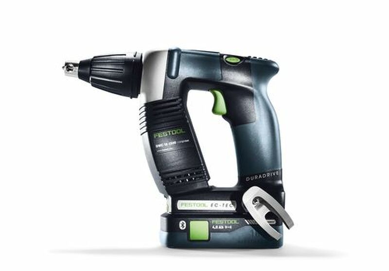 Festool DURADRIVE DWC 18-4500 HPC4,0 I-Plus 18V Li-Ion Bandschroefmachine Set (2x 4,0Ah) In Systainer - 14Nm - Koolborstelloos - Detailed view of the product